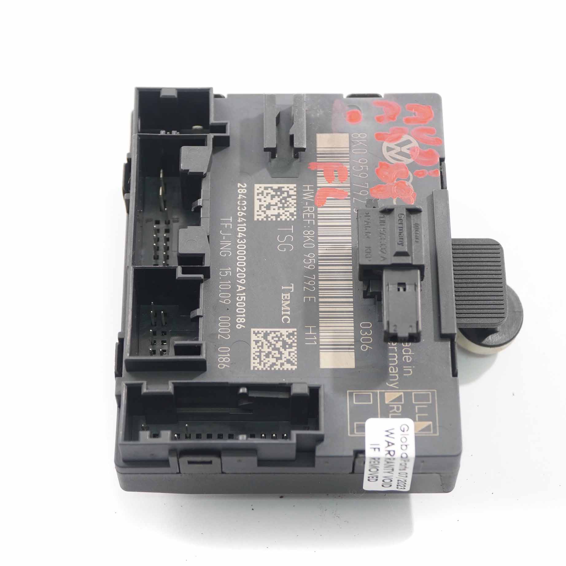 Audi A4 B8 Door Module Front Left N/S Control Unit Module ECU 8K0959792J