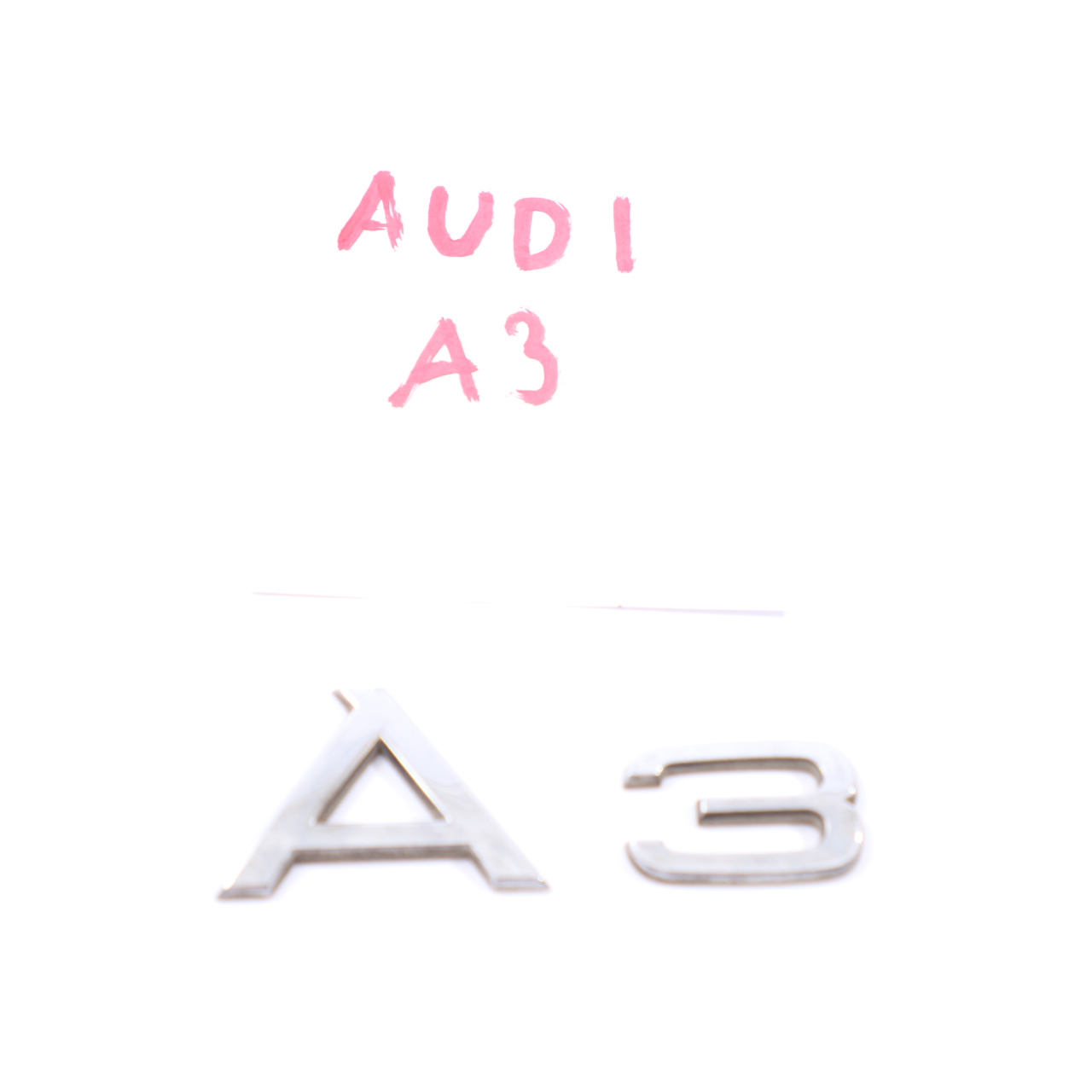 Audi A3 8P Logo l'emblème coffre arrière arrière hayon adhésif 8P0853741