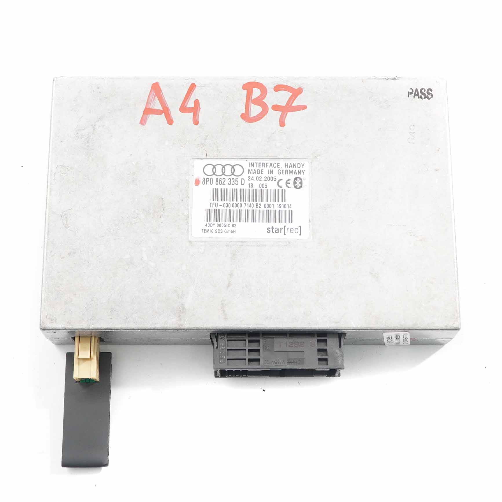 Audi A4 B7 Bluetooth Module Interface Control Unit Hands Free 8P0862335D