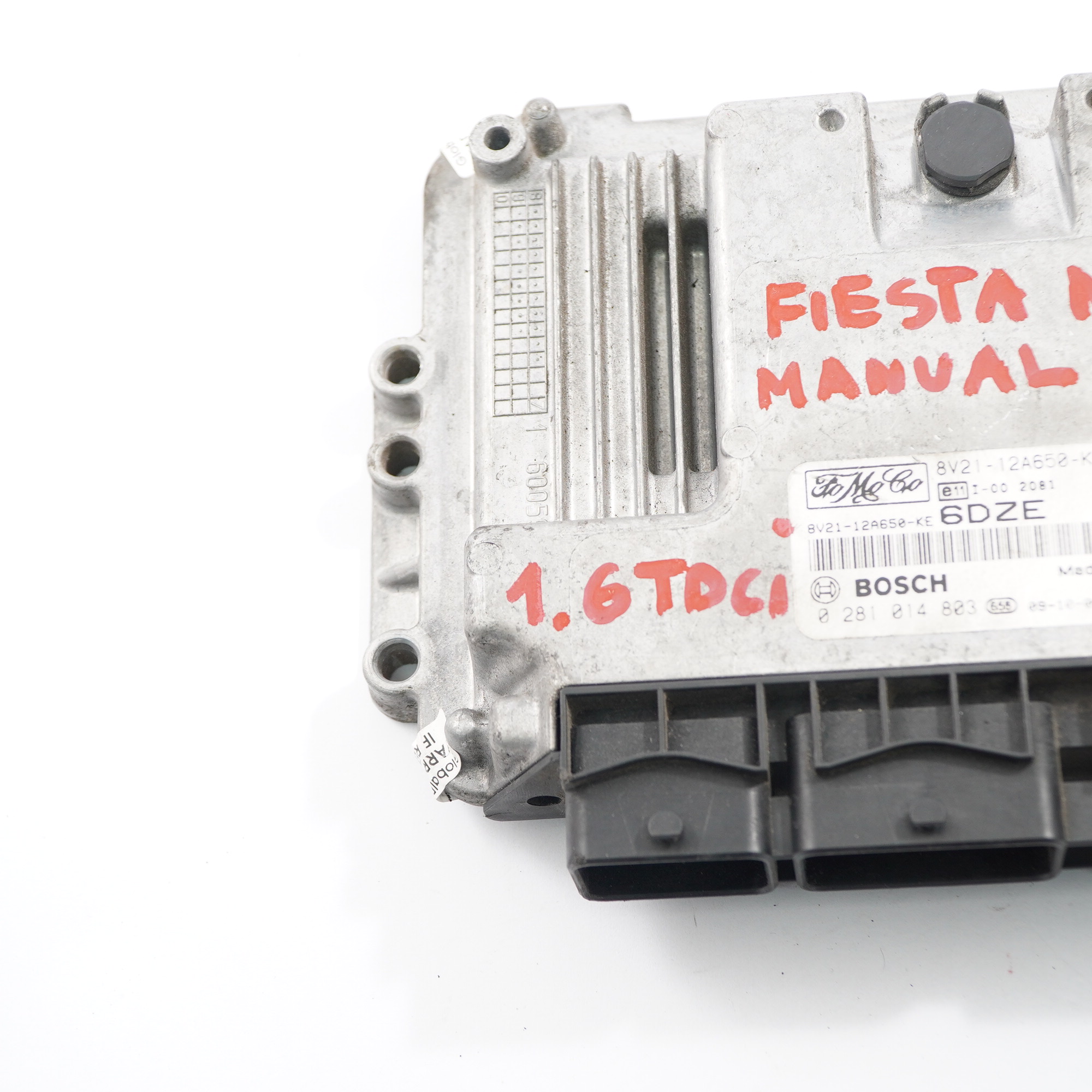 Ford Fiesta MK7 1.6 TDCI Diesel Engine Control Unit ECU 8V2112A650KE Manual 