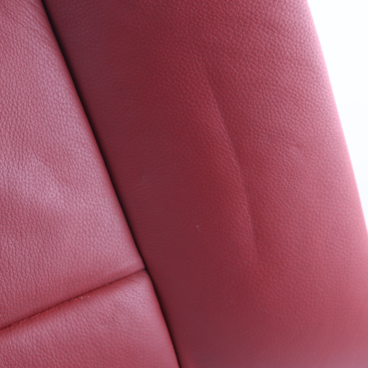 Rear Seat Cover BMW E93 Cabrio Coral Red Leather Rear Left N/S Cover Couch