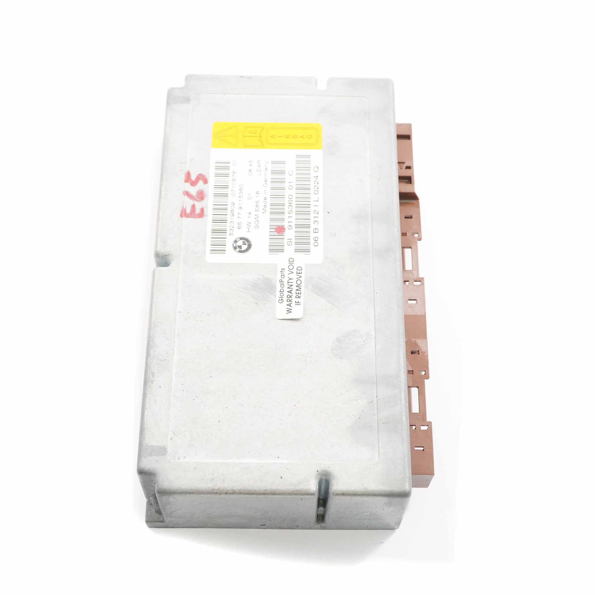 BMW E65 E66 Control Unit Air Bag ECU Gateway Module Unit 9115360