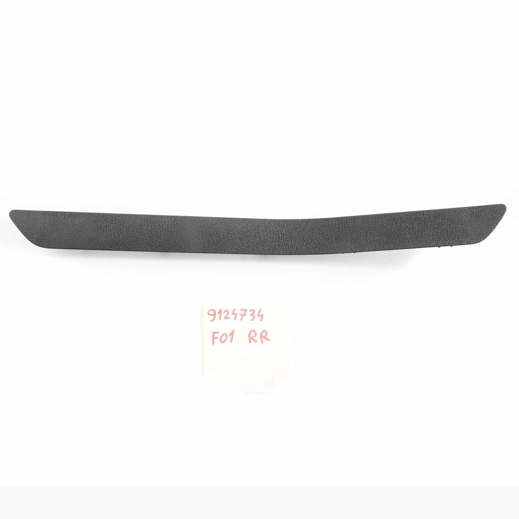 Entrance Door Cover BMW F01 F04 Rear Right O/S Trim Panel Strip Black 9123816