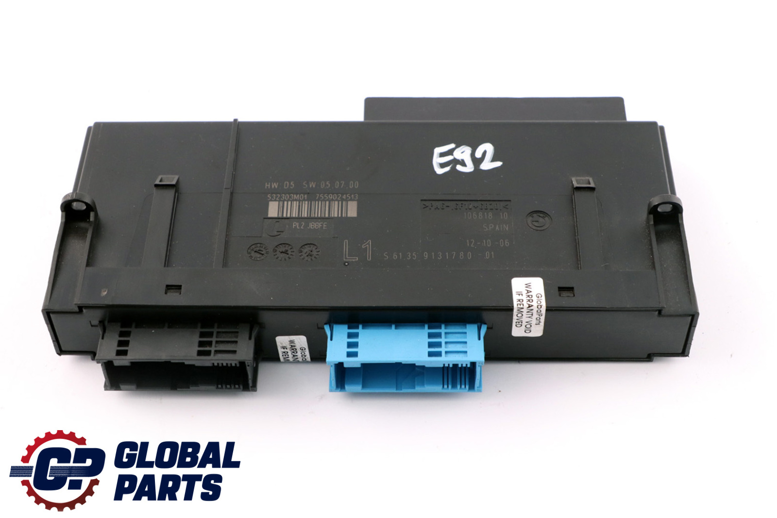 BMW 3 Serie E92 ecu Corps Controle Module L2 Appareil de Commande 9131780