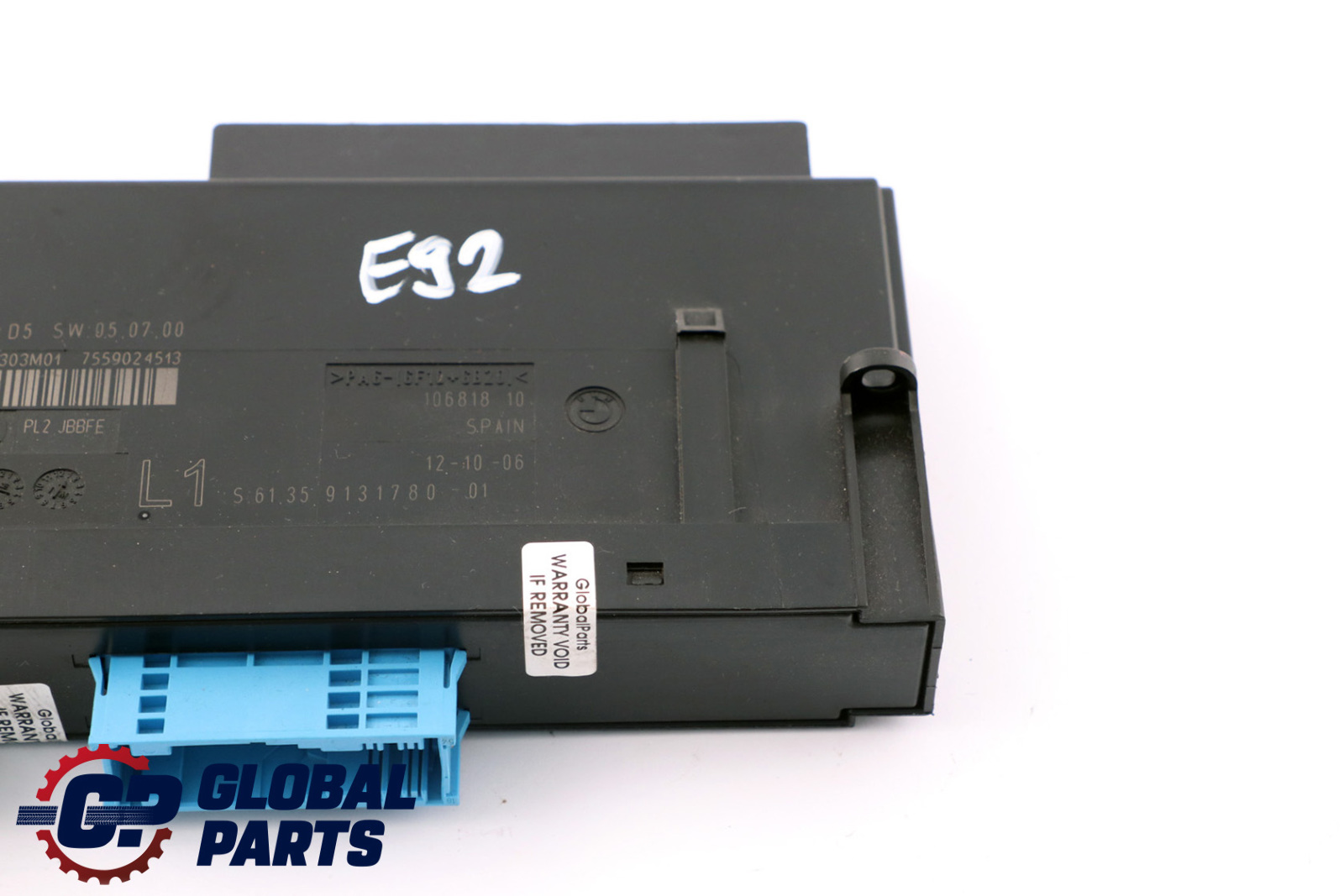 BMW 3 Serie E92 ecu Corps Controle Module L2 Appareil de Commande 9131780