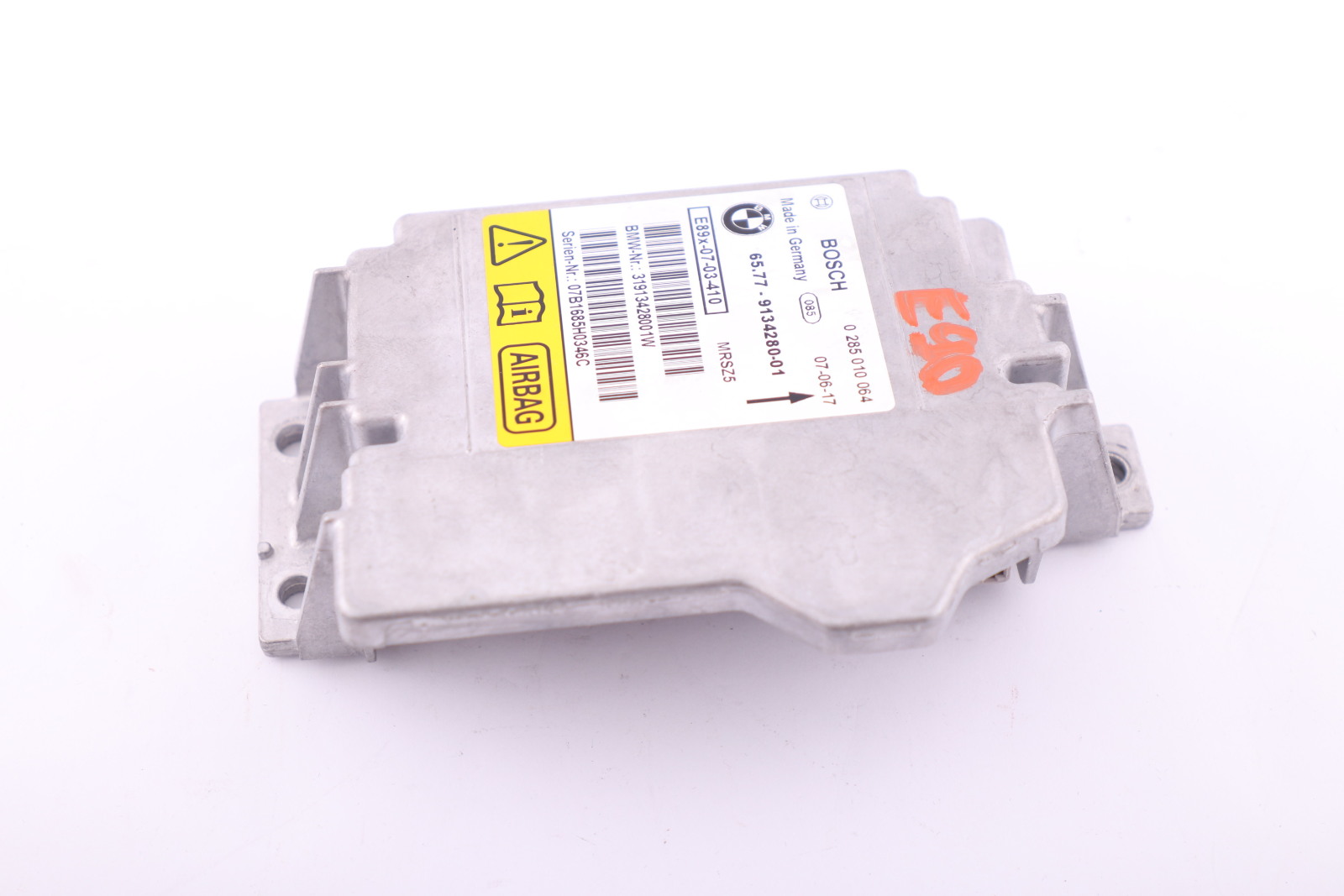 BMW 1 3 SERIES E81 E82 E87 E90 E91 Control Unit Airbag NO CRASH DATA 9134280