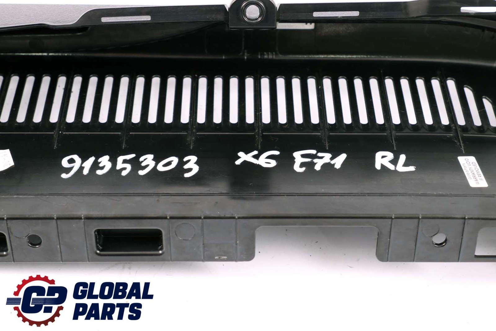 BMW X6 E71 Couvercle de Rail de Ventilation Arrière Gauche dans Coffre 6981053