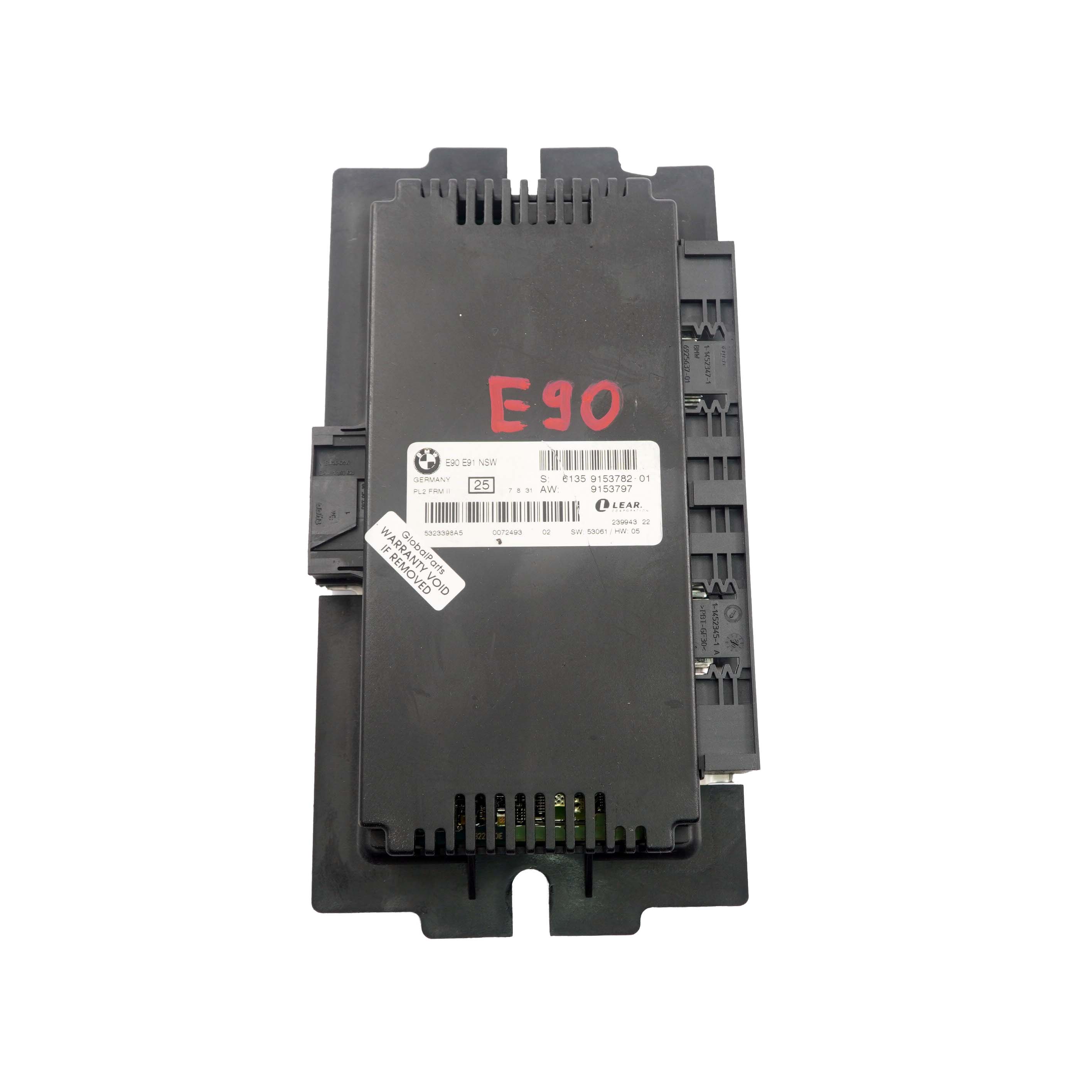 BMW 3 Series E90 Footwell Light Control Module ECU NSW PL2 FRM II Lear 9153782