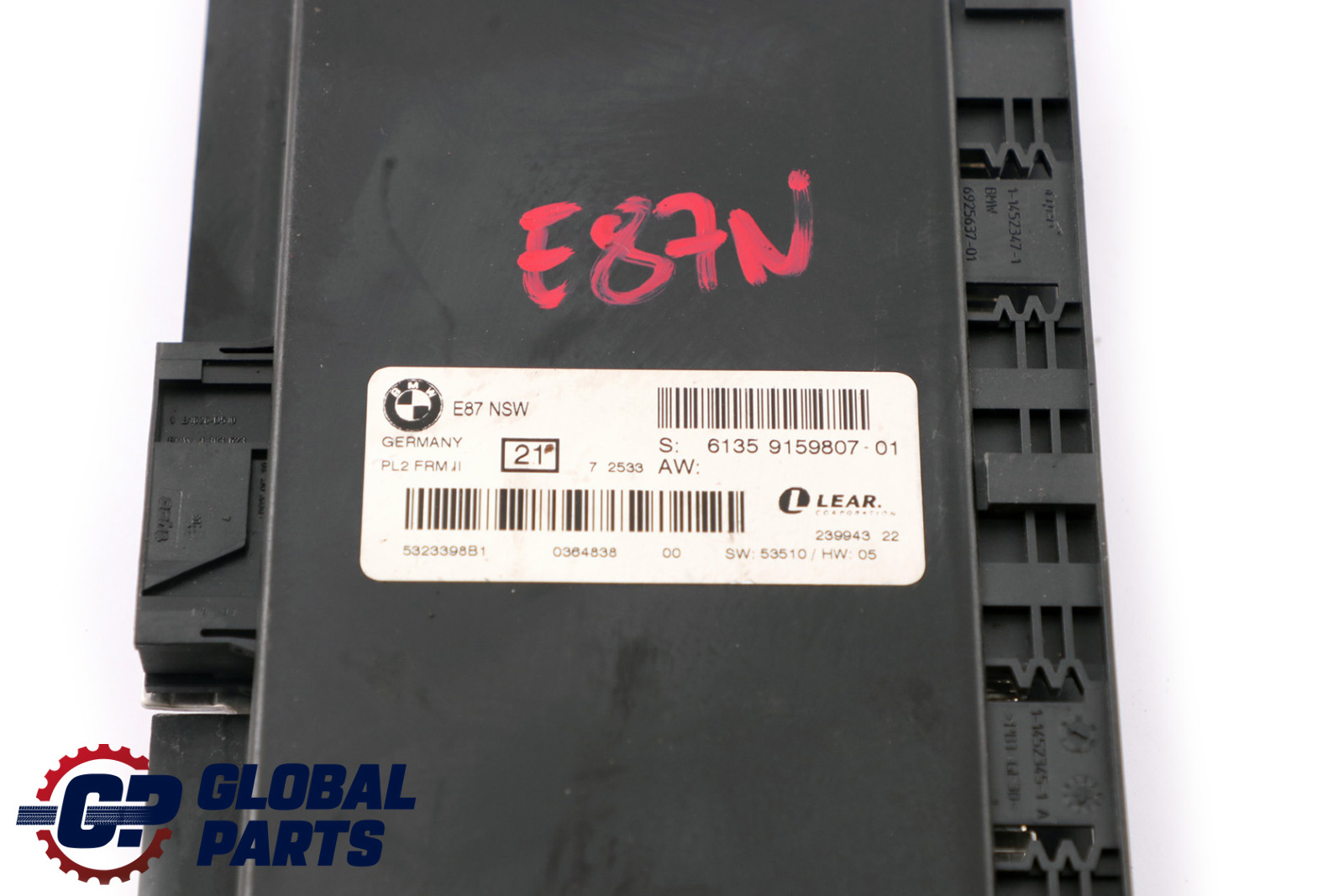 BMW 1 Serie E87 LCI ECU Unite de commande du module d'eclairage PL2 9159807