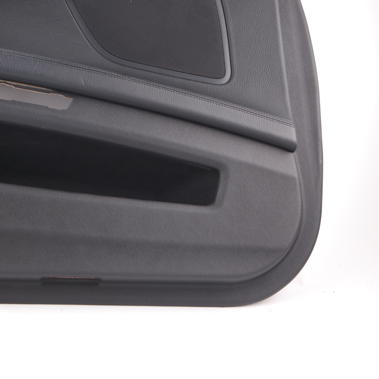 Carte de porte BMW F01 F02 Avant gauche Trim Panel Cover Black Leather Dakota