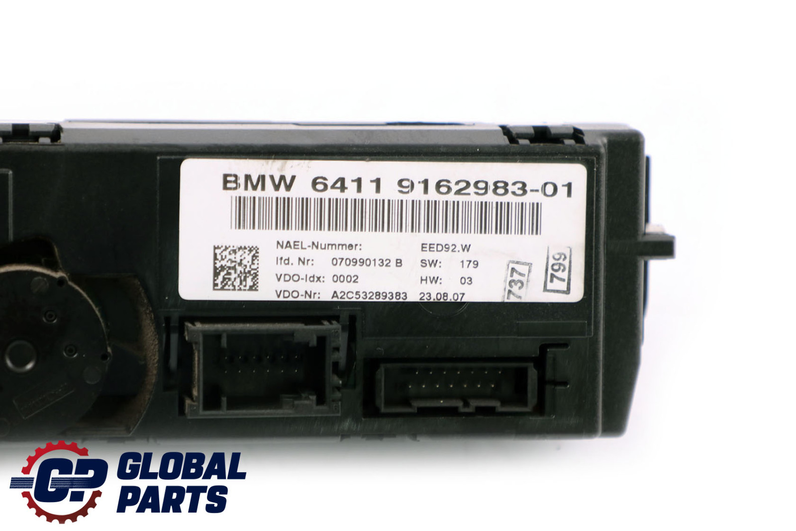 BMW 1 3 Serie E81 E87 E90 E91 Commande de climatiseur automatique 9162983