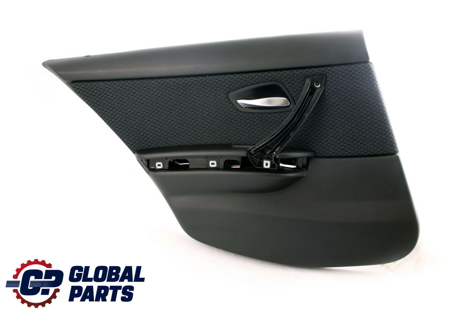 BMW 3 E90 LCI Panneau Portieres Tissu Cuir Impuls Arriere Gauche Anthracite