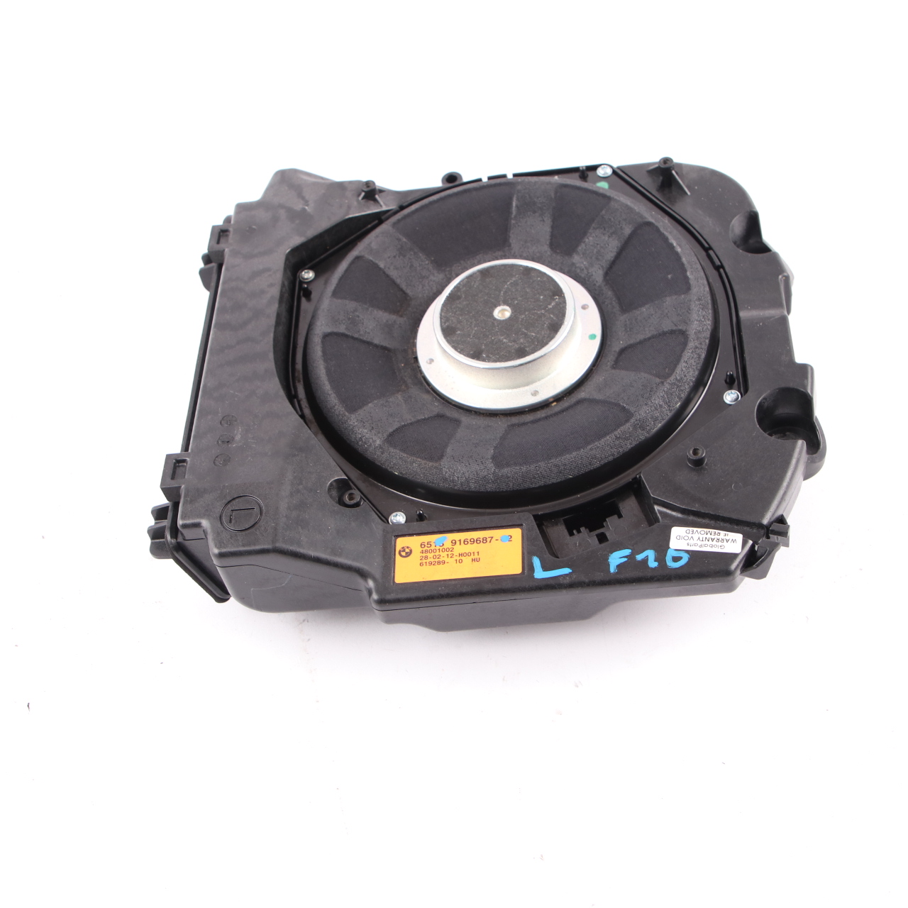 Haut parleur central BMW F10 F11 gauche HiFi Subwoofer Bass Harman 9169687