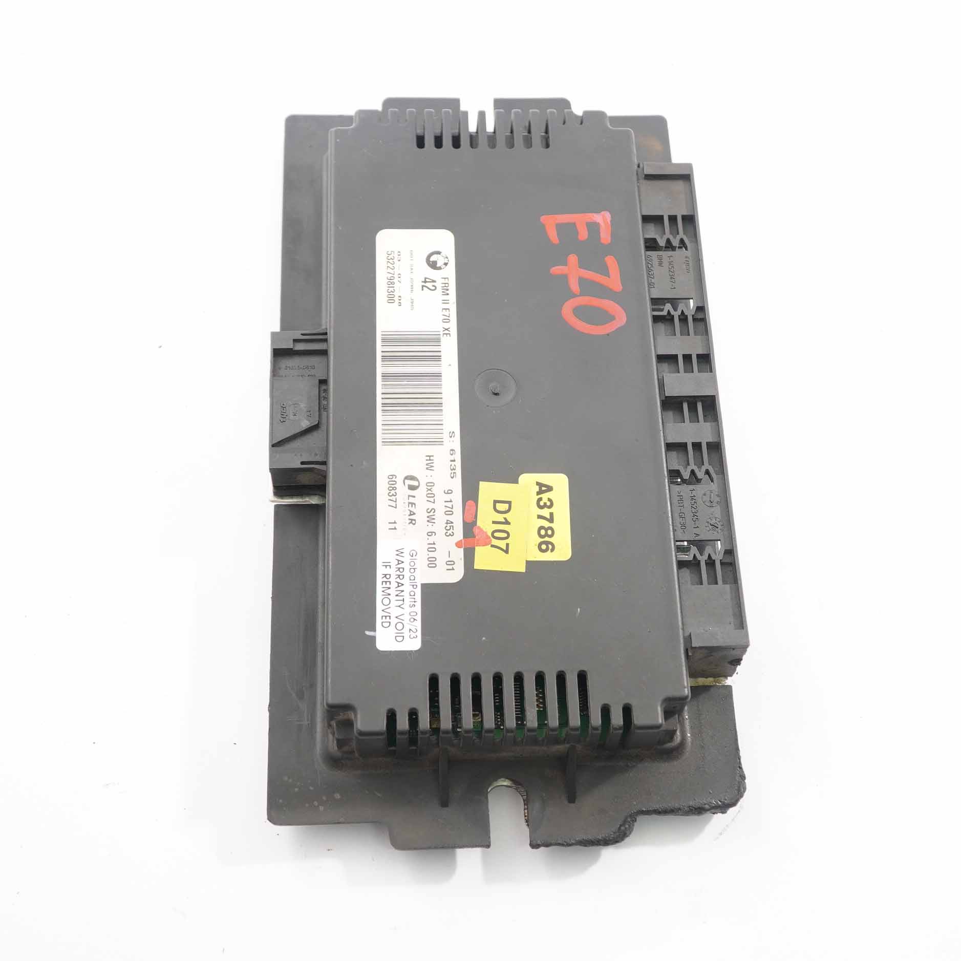 BMW X5 E70 Footwell ECU Light Control Unit Module Xenon FRM II Lear 9170453