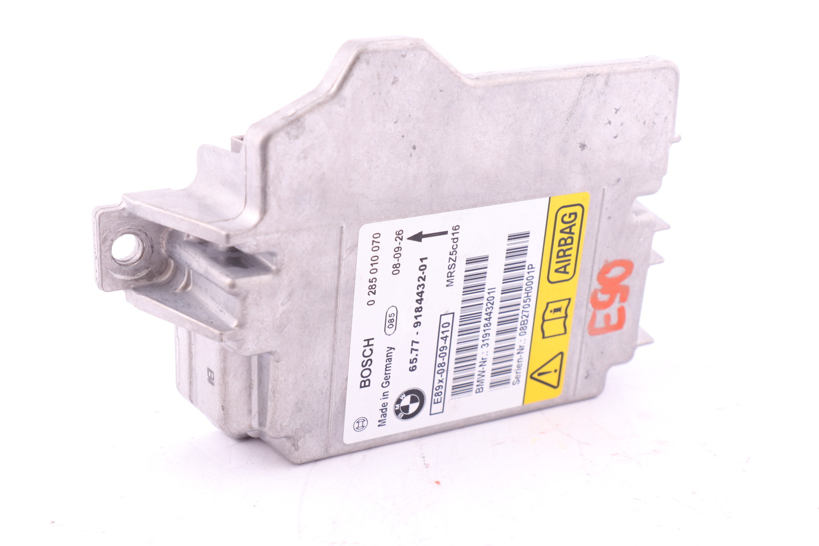 BMW 1 3 X1 SERIES E81 E87 E90 E91 Control Unit Airbag ECU NO CRASH DATA 9184432