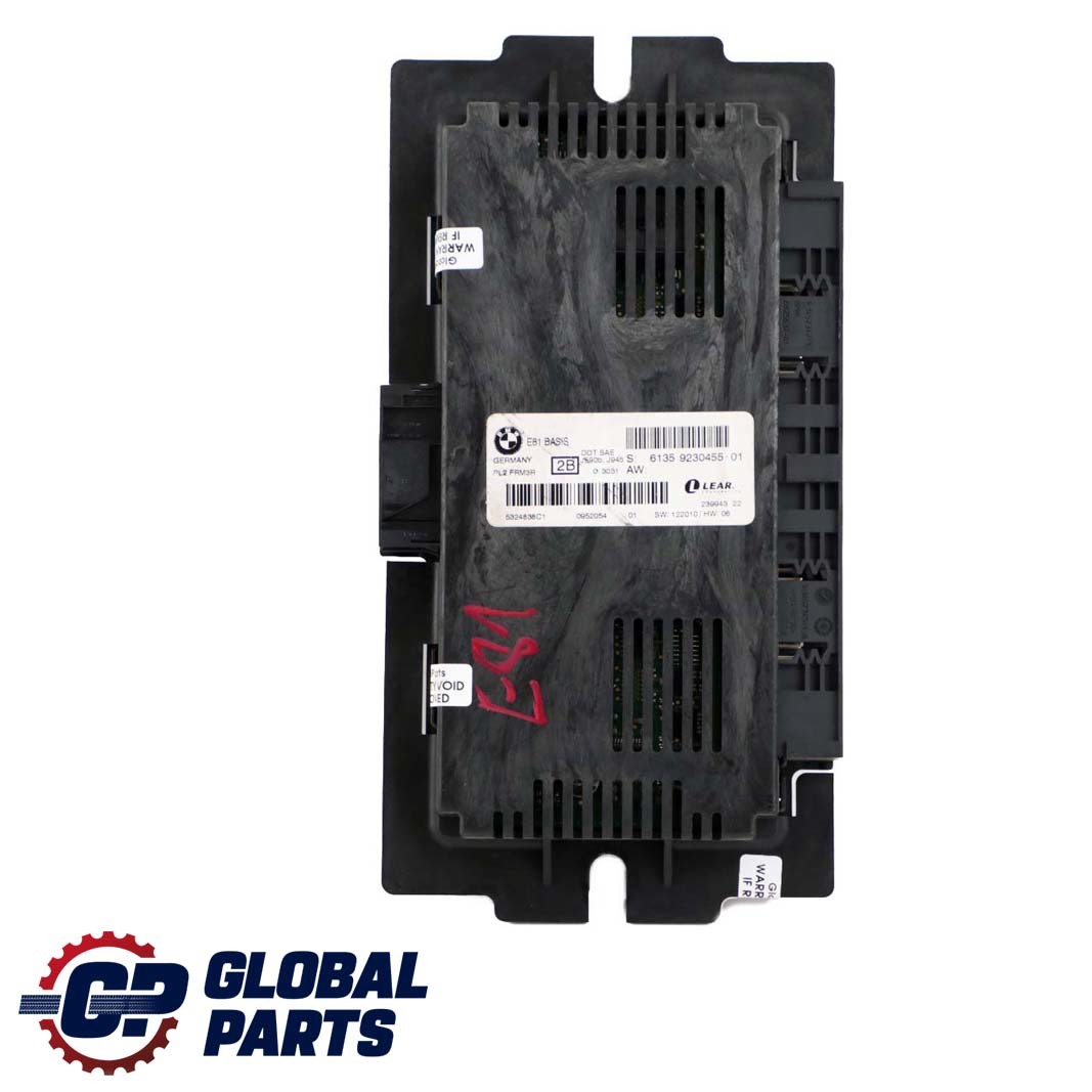 BMW 1 Series E81 Footwell ECU Light Control Module Basis PL2 FRM3R Lear 9230455