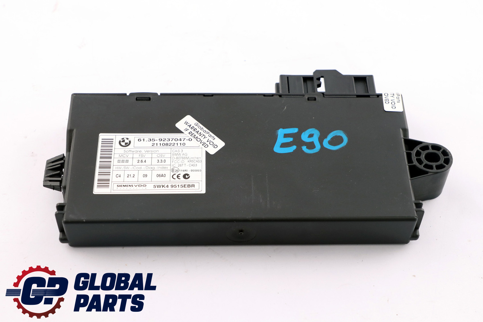 BMW 1 3 5 Serie E60 E87 E90 No Cas 3 ecu Commande Schl?ssellesemodul 9237047