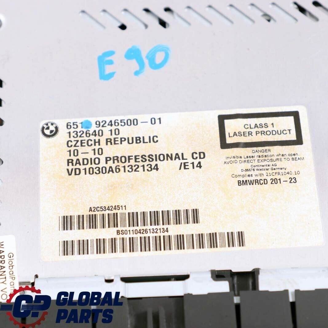 BMW E81 E87 E90 E91 E92 LCI Radio CD Professional 9246500