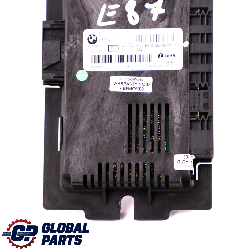 BMW 1 Series E87 Footwell Light Control Module Lear FRM3R PL2 9249080