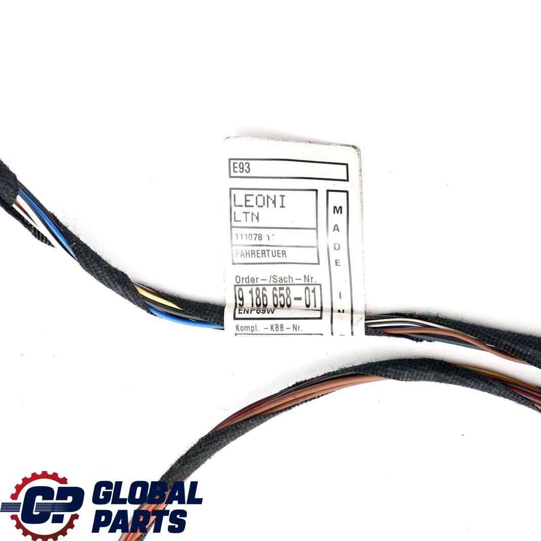 BMW 3 E93 Cable equipe Cote Conducteur Pour Cable de Porte 9259817 9186658