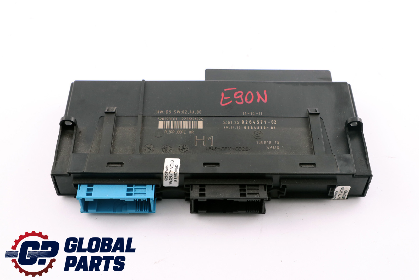 BMW 3 E90 LCI Body Control Module H1 PL2RR JBBFE IIIR 61359264571 9264571