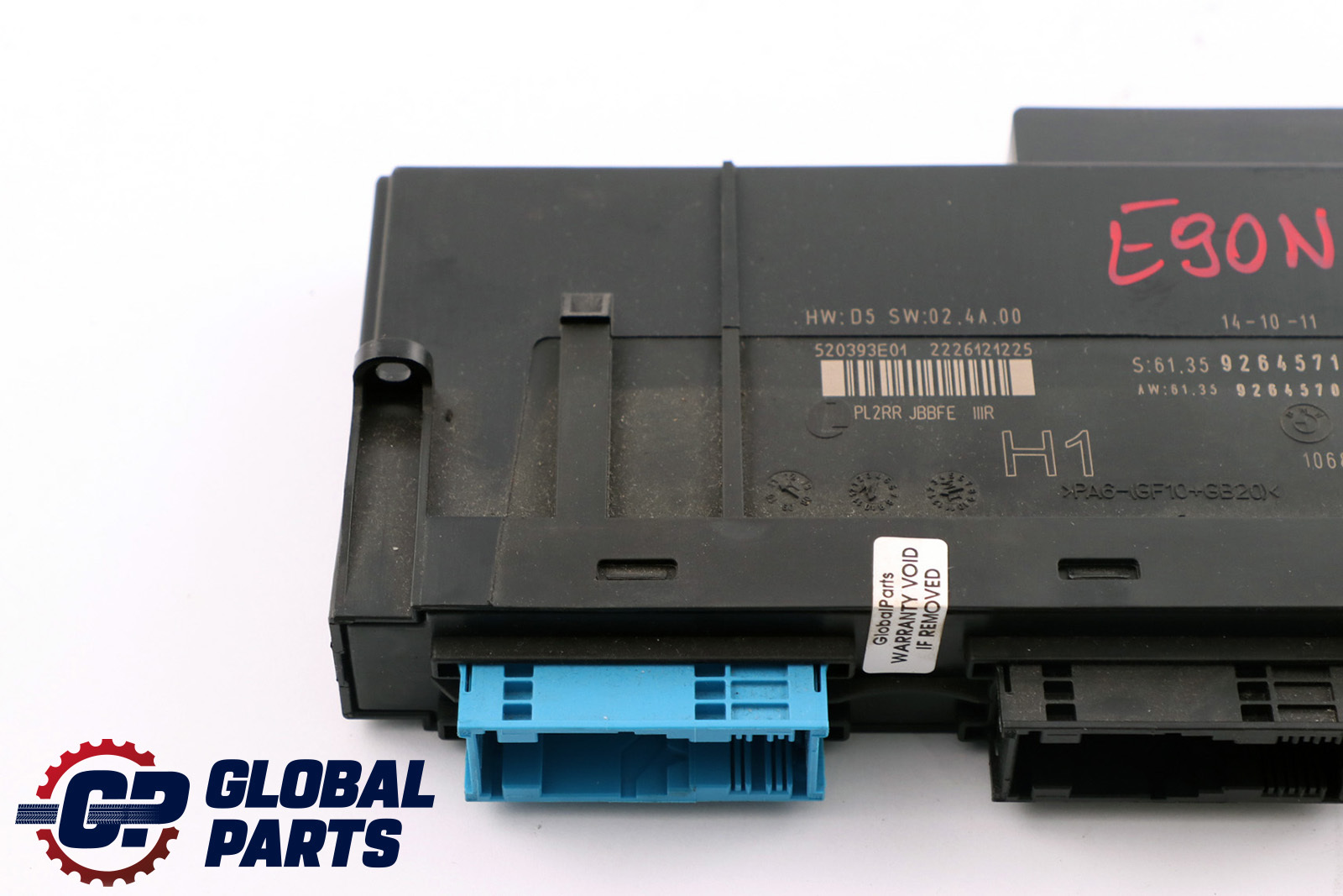 BMW 3 E90 LCI Body Control Module H1 PL2RR JBBFE IIIR 61359264571 9264571