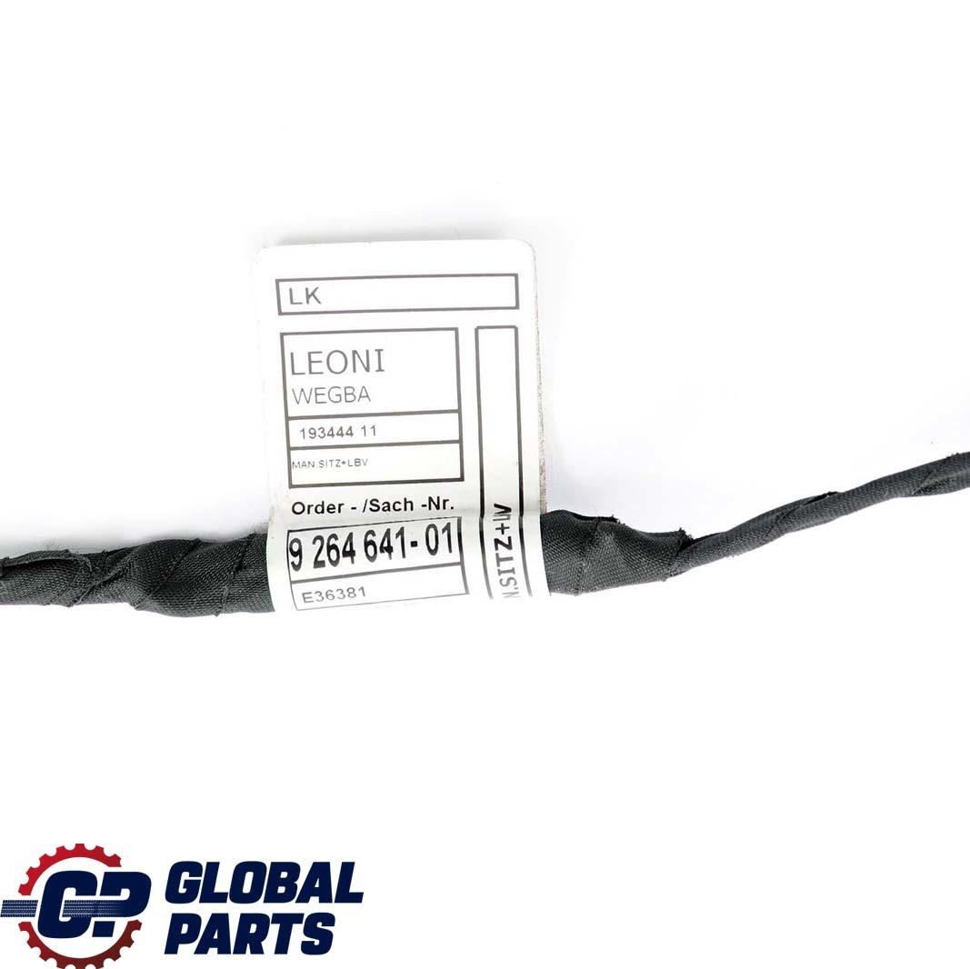 BMW F20 F21 F30 F31 Cable equipe Siege Cote Passager 9264641