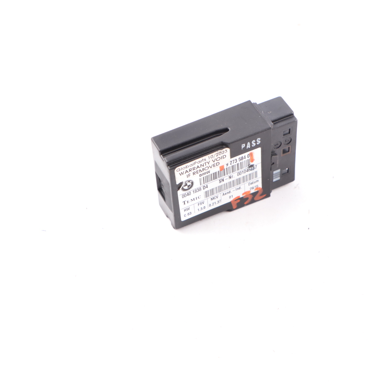 Module ceinture de sécurité BMW E92 F32 E61 Control Unit LCPA ECU 9273584