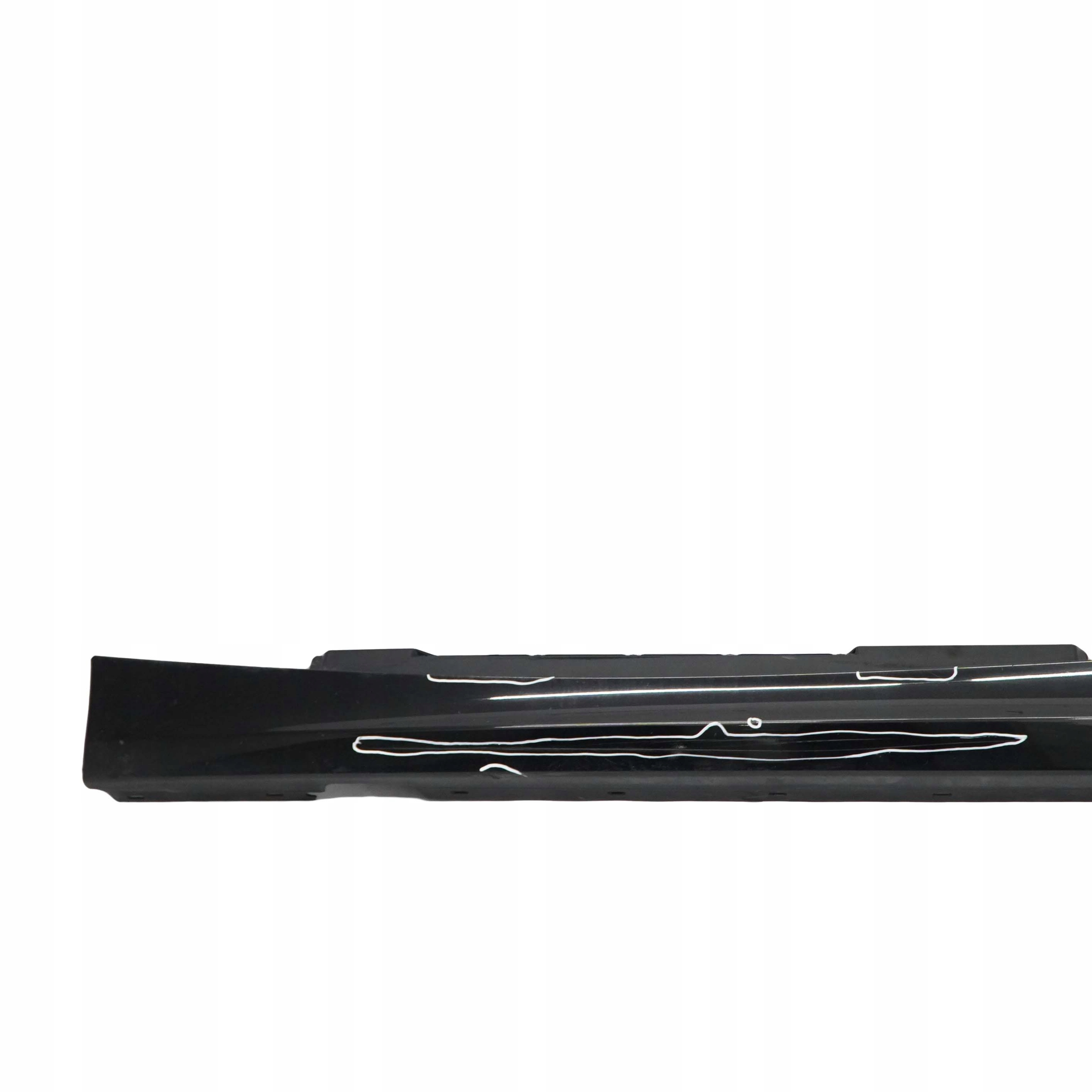 BMW E87 LCI Bas de Porte Couverture Seuil a Gauche Noir -