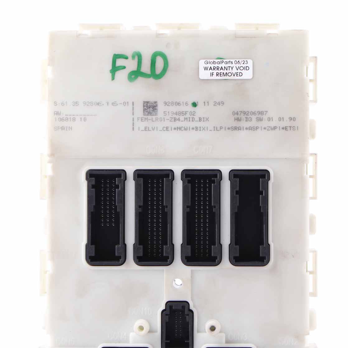 BMW F20 F21 F22 F30 F31 F32 F36 Module Control Unit FEM ECU LR01 9280616