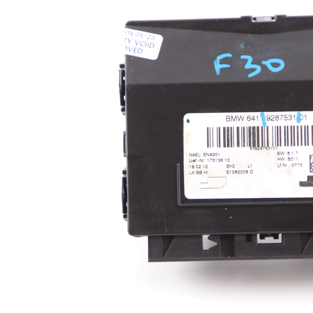 BMW F20 F21 F30 F31 Module de Contrôle du Chauffage Climatisation ECU 9287531