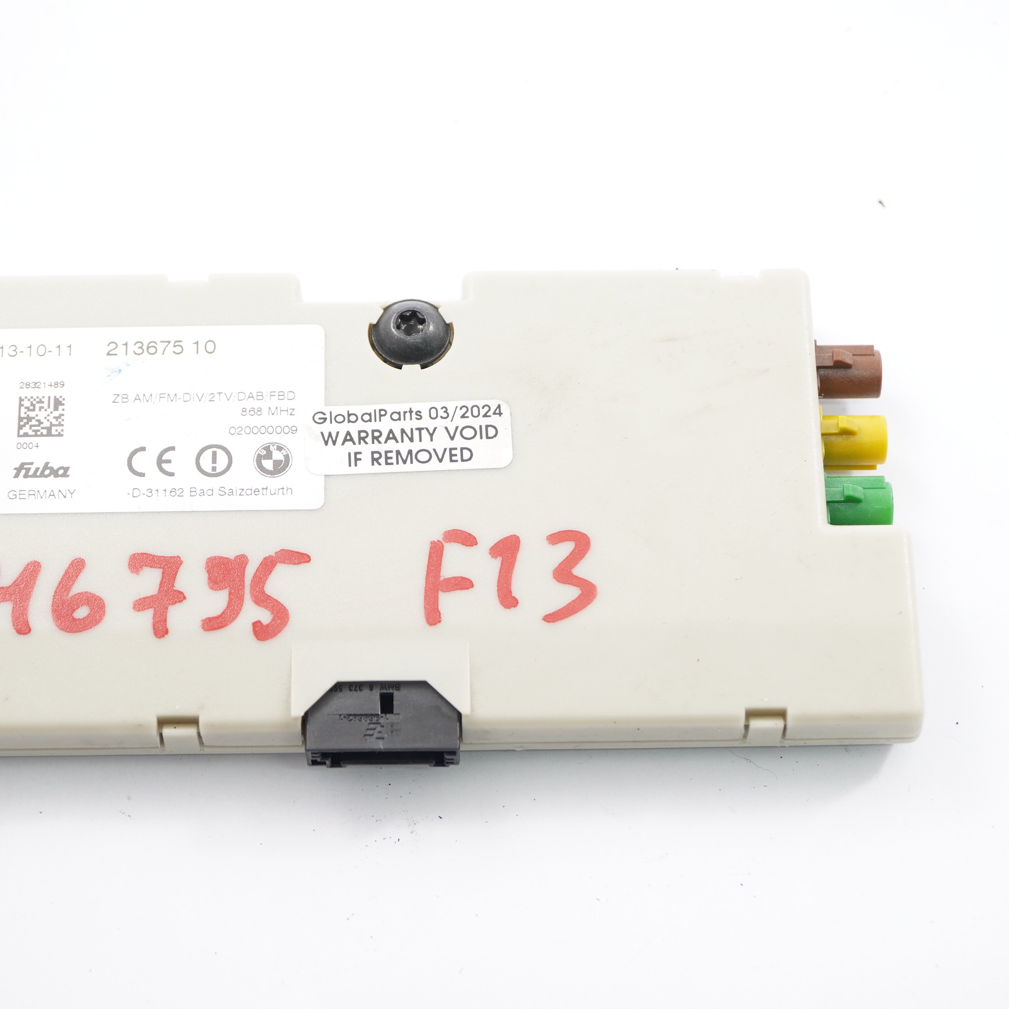 Amplifier BMW F06 F13 Antenna Amplifier Diversity 868 MHZ 9346795