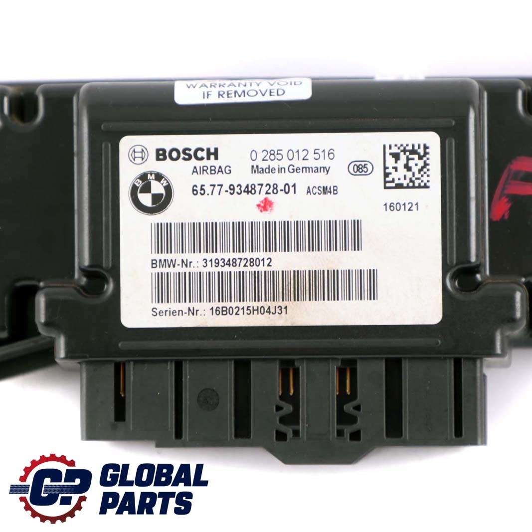 BMW F22 F30 LCI Control Unit Airbag ECU NO CRASH DATA 9348728