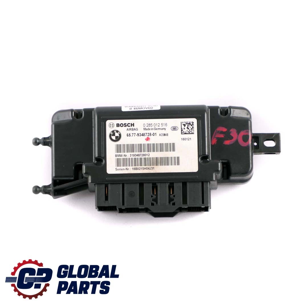 BMW F22 F30 LCI Control Unit Airbag ECU NO CRASH DATA 9348728