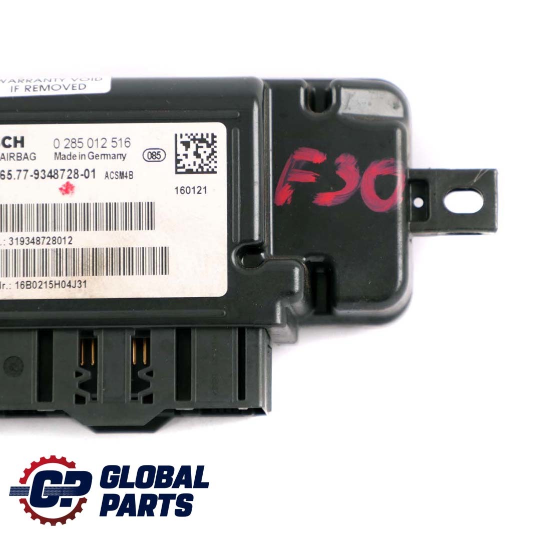 BMW F22 F30 LCI Control Unit Airbag ECU NO CRASH DATA 9348728