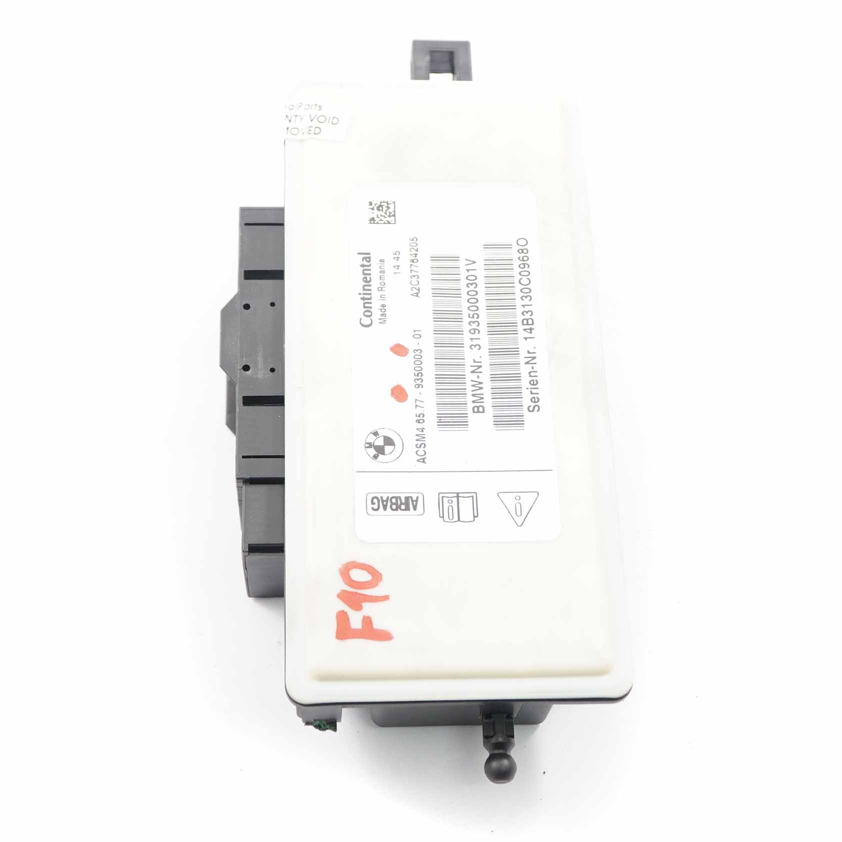 Unité de contrôle BMW F01 LCI F07 F10 F11 F25 Air Module Bag ECU 9350003