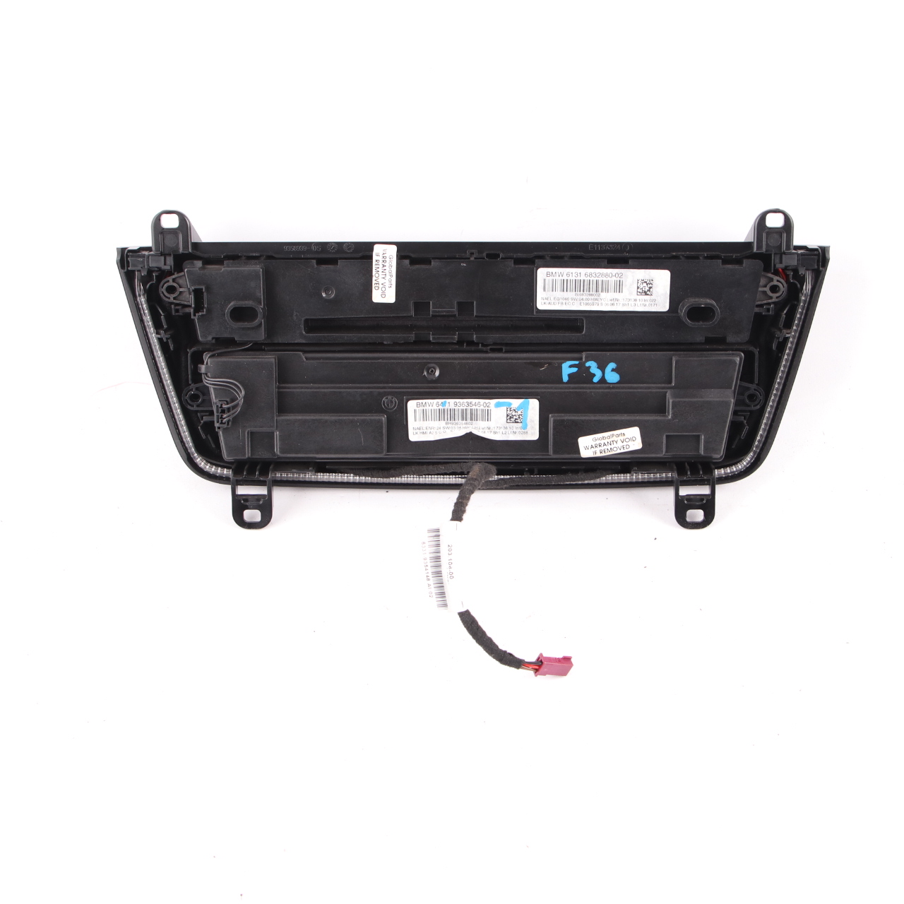 Panneau de Commutateur BMW F20 LCI F30 Climatisation Automatique Radio Player