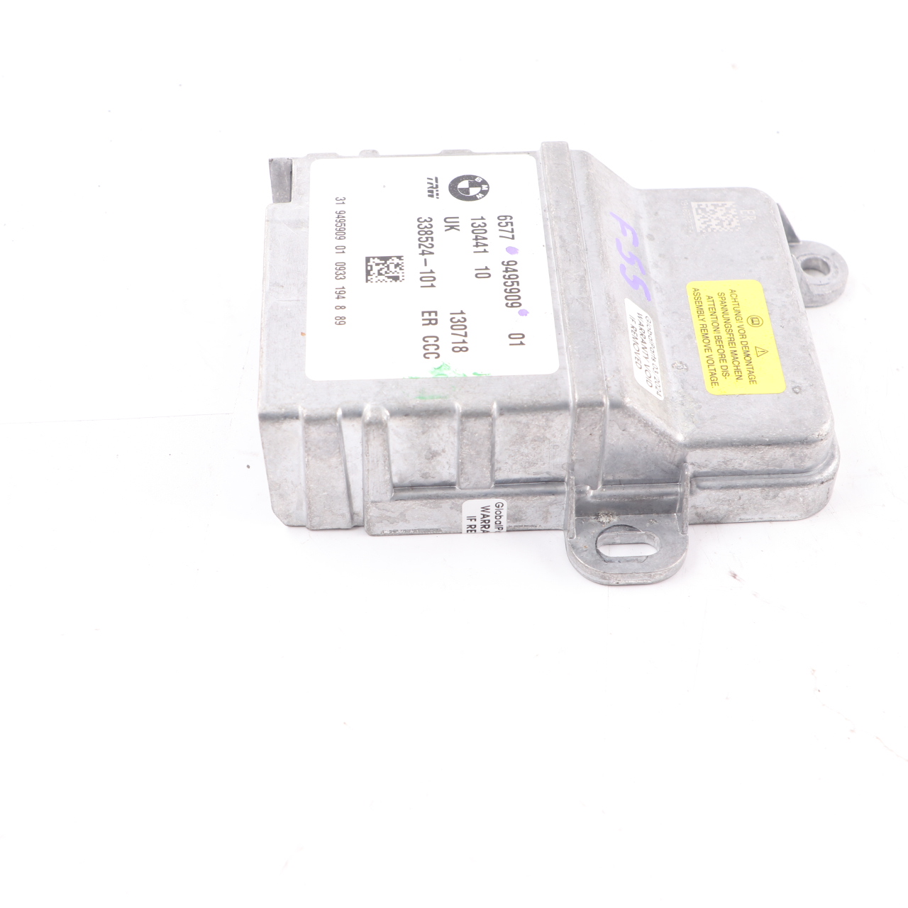 Airbag Module BMW F45 X1 F48 Mini F54 F55 F56 Air Bag Control Unit ECU 9495909