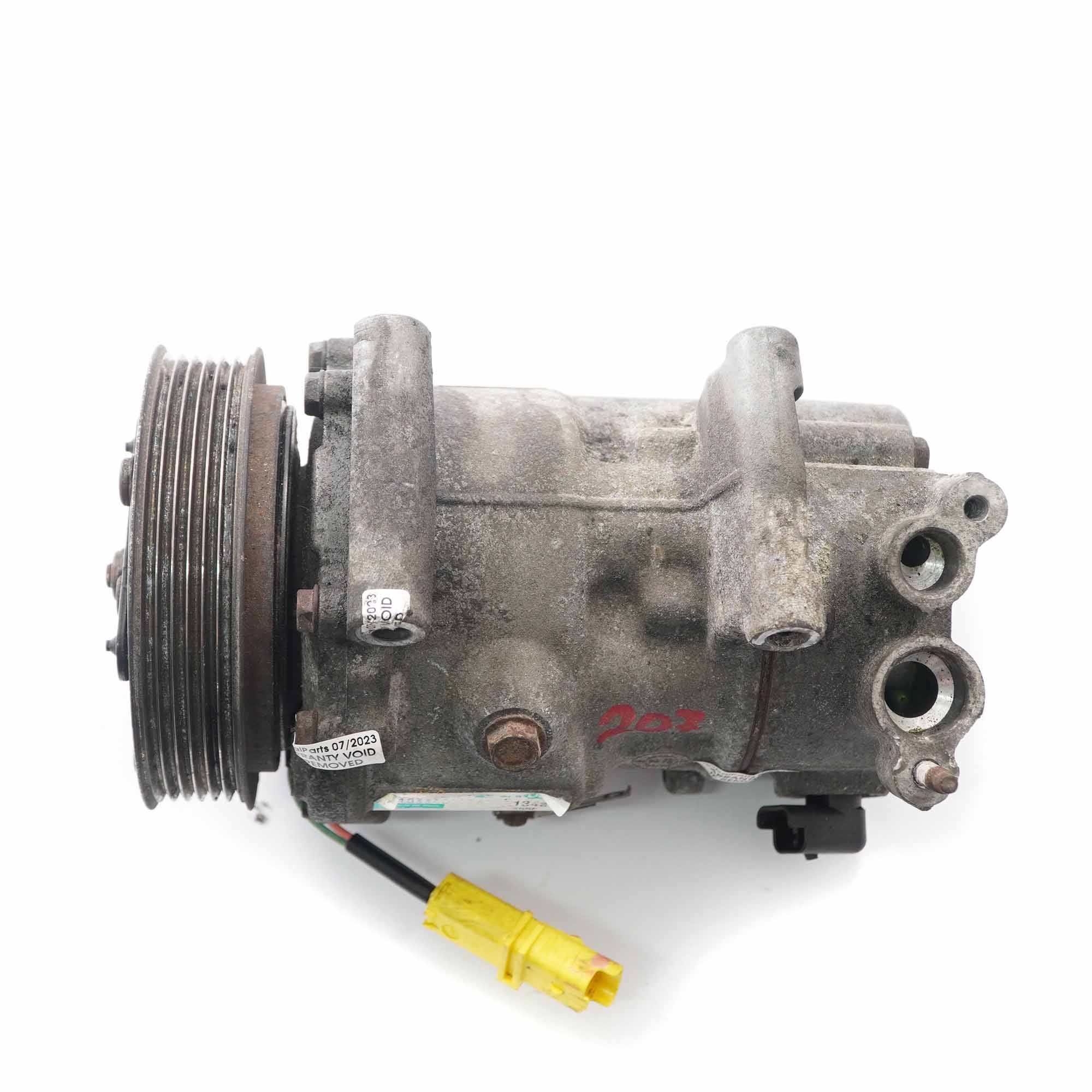 Compresseur de climatisation Peugeot 207 Air Con A/C Pump 9659875780