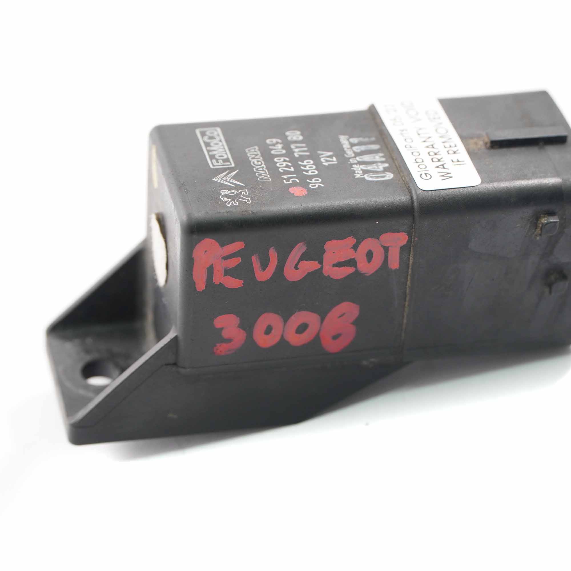 Peugeot Citroen Ford Relais Fiche branchement Module 8 broches 9666671780