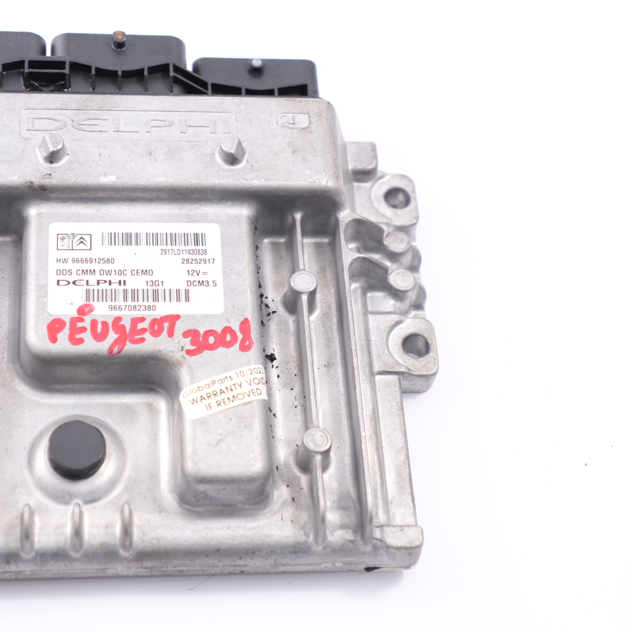 Peugeot 5008 2.0 HDI DW10C Diesel Engine Control Unit ECU 9667082380