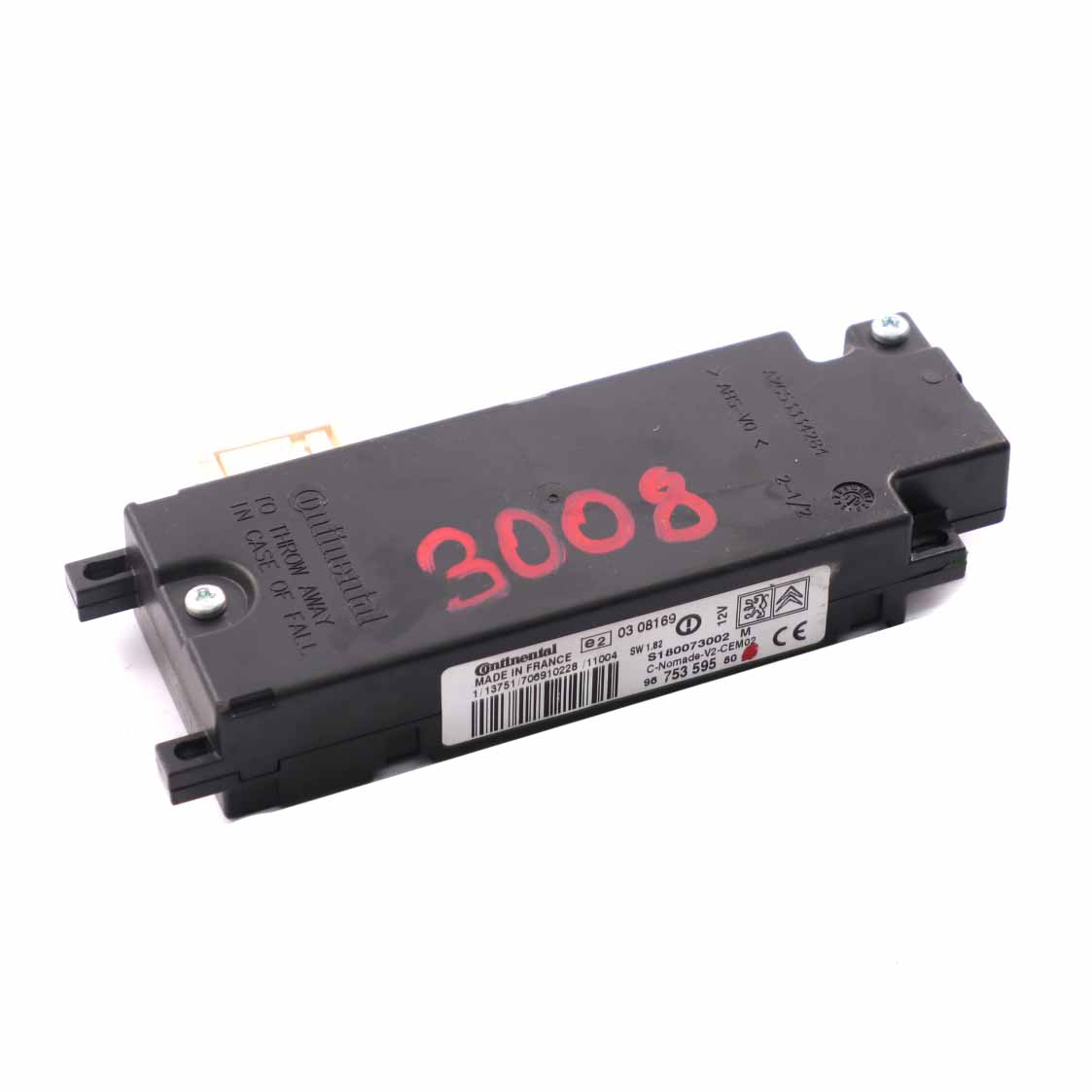 Peugeot 3008 Bluetooth Module Multimedia Control Unit ECU 9675359580