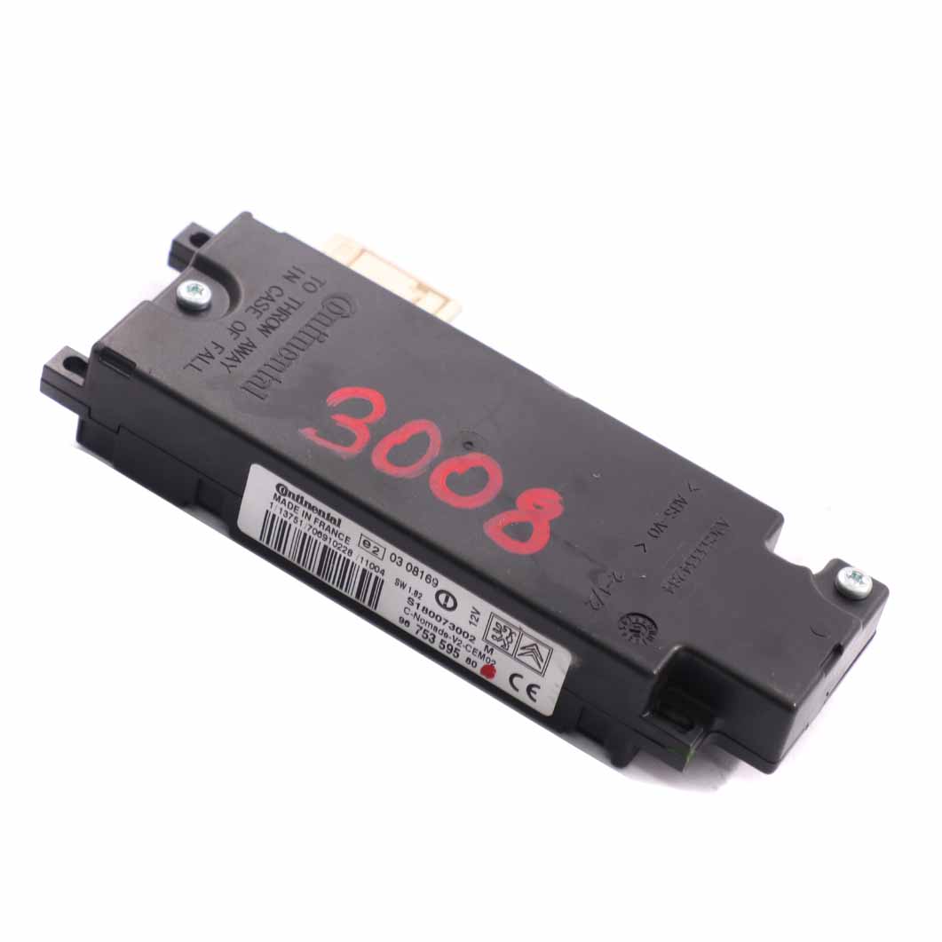 Peugeot 3008 Bluetooth Module Multimedia Control Unit ECU 9675359580