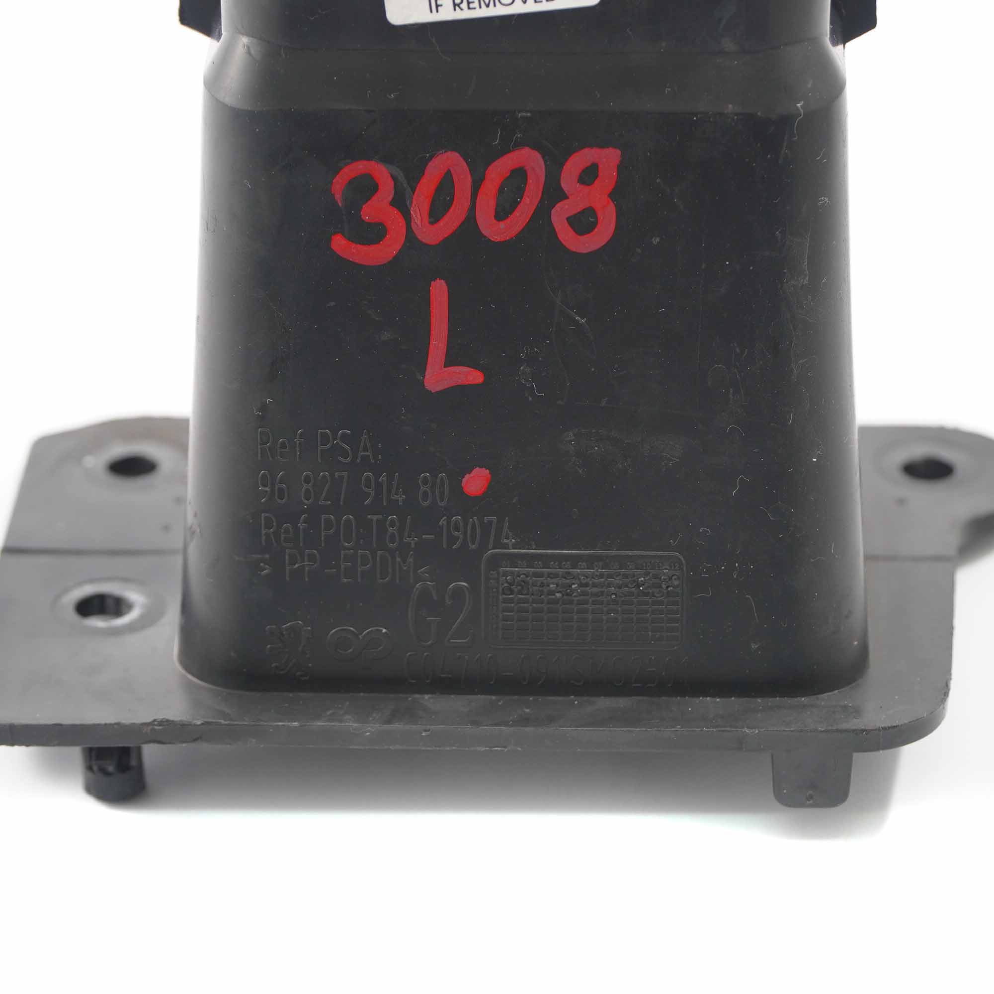 Peugeot 3008 Support de renfort de pare-chocs avant gauche Crash Box 9682791480