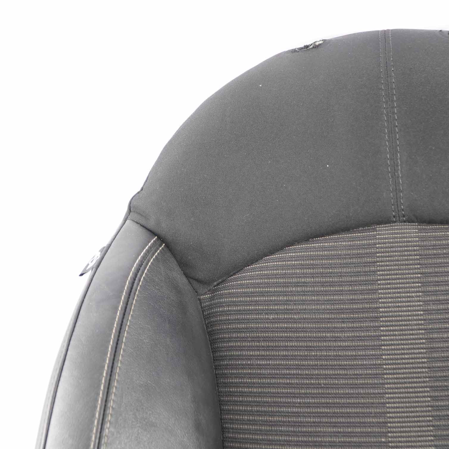 Mini R60 Countryman Sport Seat Backrest Front Left N/S Cloth Leather Tobacco