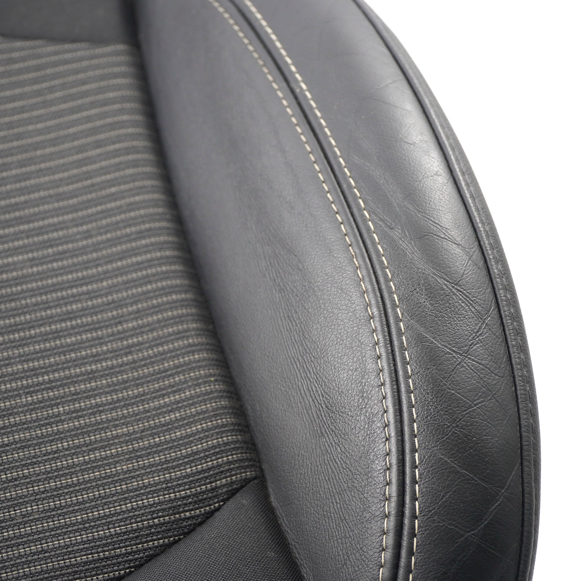 Mini R60 Sport Seat Cover Front Left N/S Cloth Leather Parallel Lines Tobacco