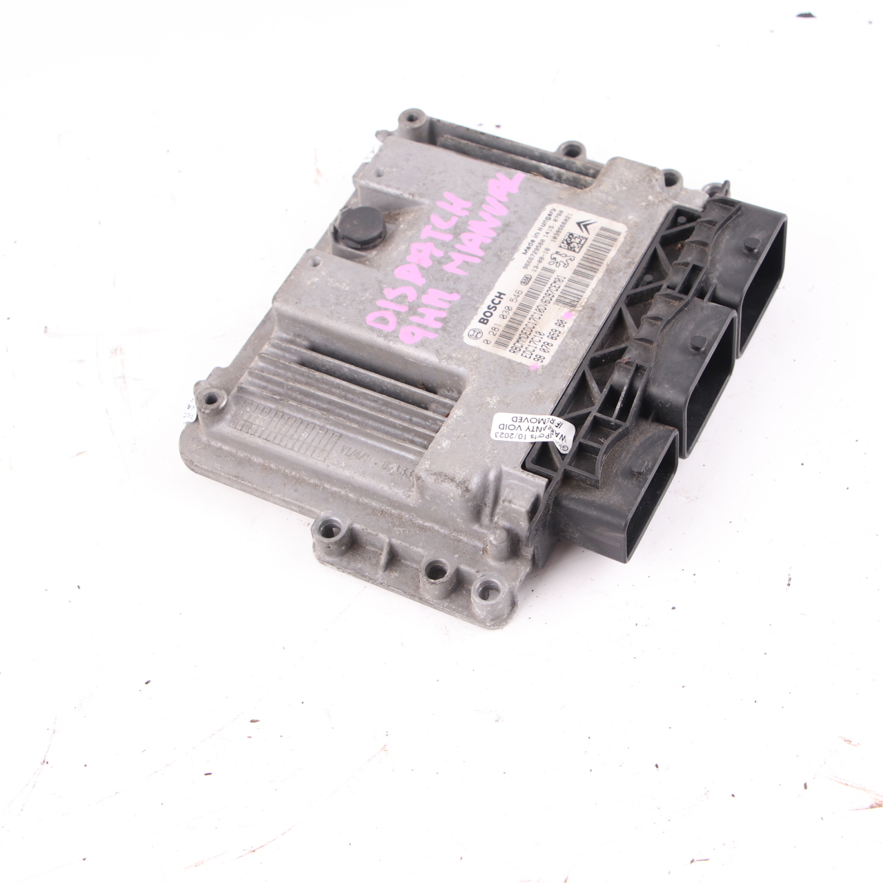 Citroen Dispatch Jumpy III 9HM DV6UC 1.6 Diesel Module moteur ECU 9807885980