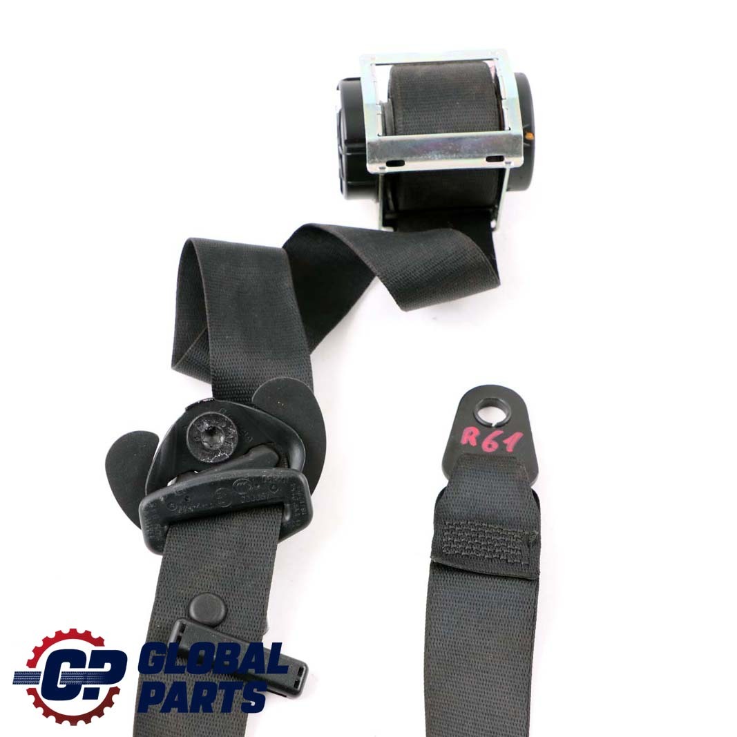 Mini R61 Ceinture supérieure de siège de sécurité avant droite noire 9809946