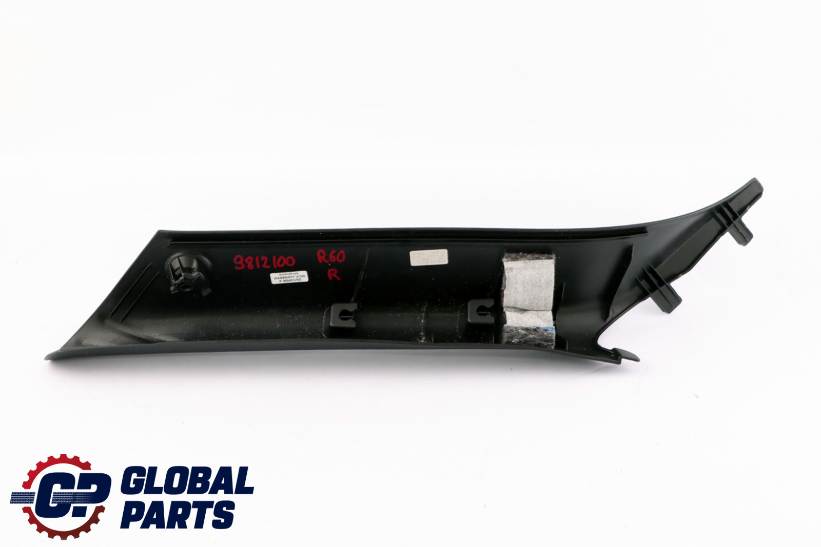 Mini Cooper R60 R61 Column A Trim Cover Right O/S Carbon Black 9812096