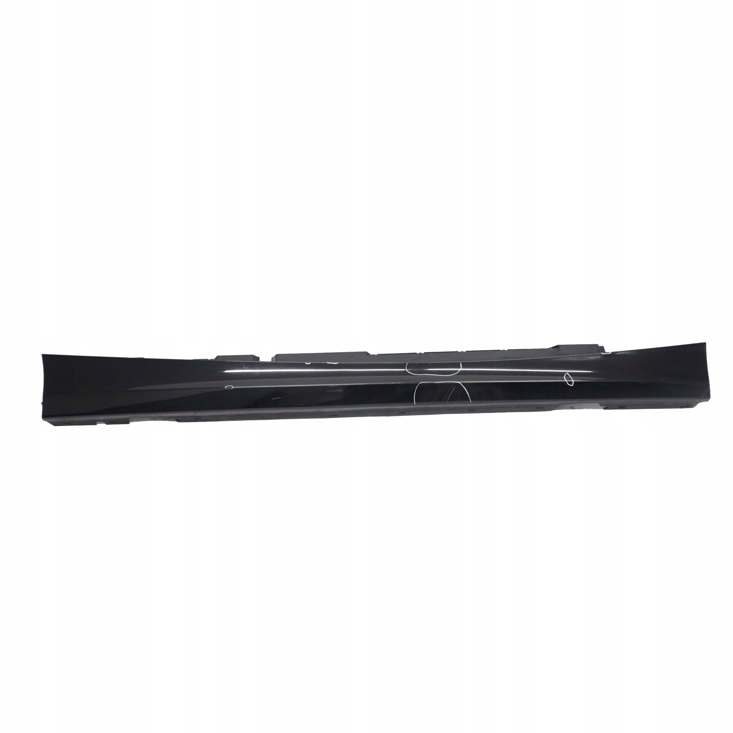 BMW E87 LCI Bas de Porte Couverture Seuil Droite Noir - 668